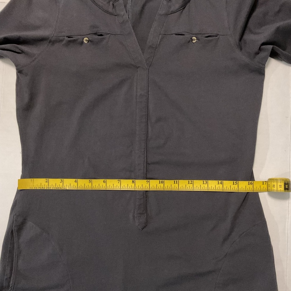 Athleta‎ Gray Long Sleeve Dress with Lace Detail - Picture 5 of 14